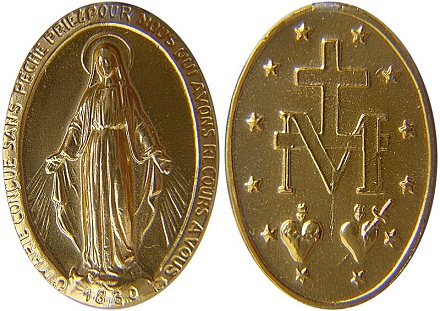 Zázračná medaile, Xhienne, CC BY-SA 3.0, wikimedia.org